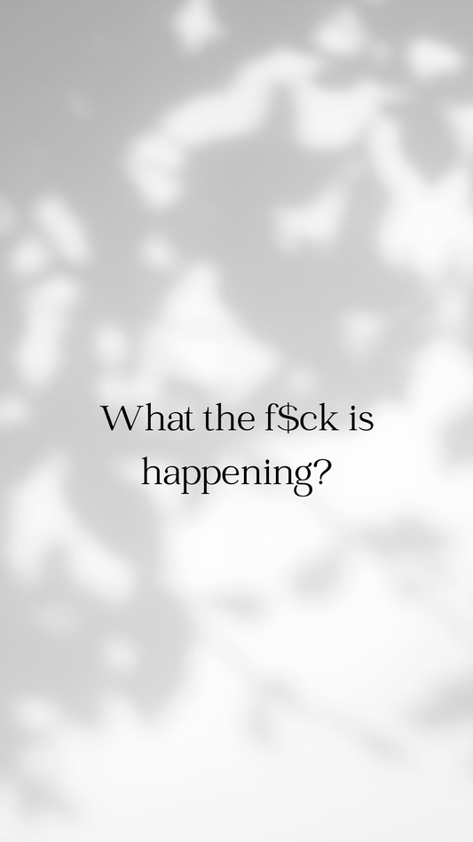 What the f$ck is happening?